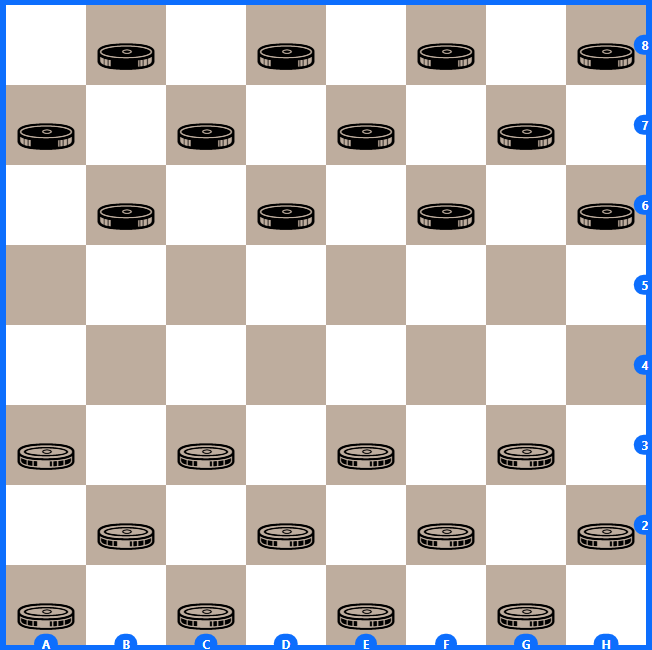 checkers board qboard